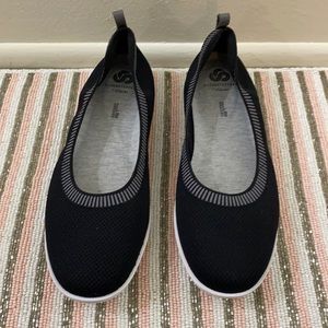 Clarks Cloudsteppers Black Wedge 9M